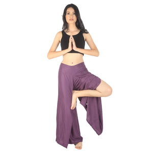 Solid Color Women Palazzo Pants in Purple PP0076 020000 06