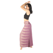 Load image into Gallery viewer, Peacock Feather Dream Women Palazzo Pants in Pink PP0076 020015 05