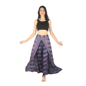 Peacock Feather Dream Women Palazzo Pants in Navy PP0076 020015 07