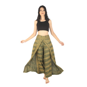 Peacock Feather Dream Women Palazzo Pants in Green PP0076 020015 10