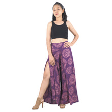 Load image into Gallery viewer, Floral Classic Women Palazzo Pants in Purple PP0076 020098 10