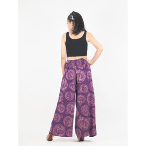 Floral Classic Women Palazzo Pants in Purple PP0076 020098 10