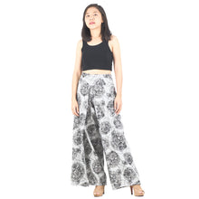Load image into Gallery viewer, Floral Classic Women Palazzo Pants in Cloud PP0076 020098 12