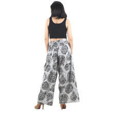 Load image into Gallery viewer, Floral Classic Women Palazzo Pants in Cloud PP0076 020098 12