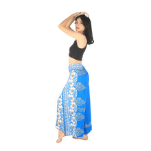 Load image into Gallery viewer, Flower chain Women Palazzo Pants in Light Blue PP0076 020167 03