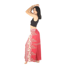 Load image into Gallery viewer, Flower chain Women Palazzo Pants in Cherry PP0076 020167 05