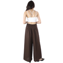 Load image into Gallery viewer, Solid Color Light Cotton Palazzo Pants in Dark Brown PP0076 010000 16