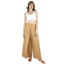Load image into Gallery viewer, Solid Color Cotton Palazzo Pants in Yellow PP0076 010000 29