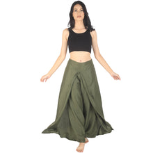 Load image into Gallery viewer, Solid Color Women Palazzo Pants in Olive PP0076 020000 13