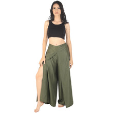Load image into Gallery viewer, Solid Color Women Palazzo Pants in Olive PP0076 020000 13
