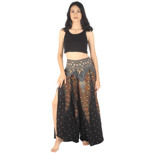 Peacock Women Palazzo Pants in Black Gold PP0076 020007 04