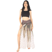 Load image into Gallery viewer, Peacock Women Palazzo Pants in White PP0076 020008 07