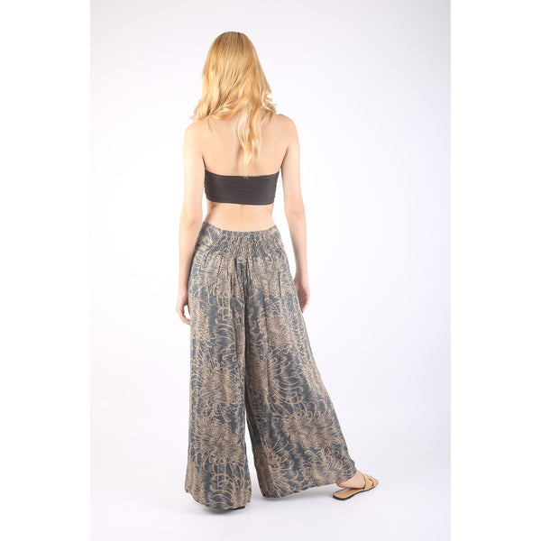 Flower Women Palazzo Pants in Gray PP0076 020194 06