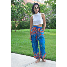 Load image into Gallery viewer, Sunflower Unisex Drawstring Genie Pants in Blue PP0110 020054 05