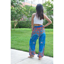 Load image into Gallery viewer, Sunflower Unisex Drawstring Genie Pants in Blue PP0110 020054 05