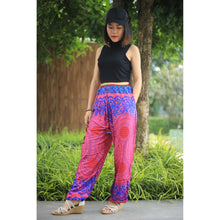 Load image into Gallery viewer, Mandala Unisex Drawstring Genie Pants in Pink PP0110 020068 06
