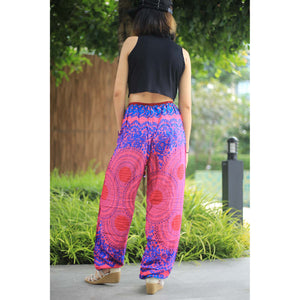 Mandala Unisex Drawstring Genie Pants in Pink PP0110 020068 06