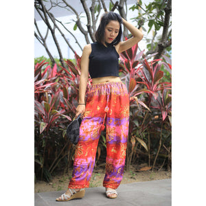 Tie dye Unisex Drawstring Genie Pants in Purple PP0110 020069 06