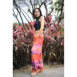 Tie dye Unisex Drawstring Genie Pants in Purple PP0110 020069 06