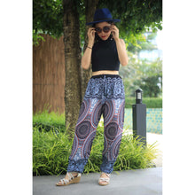 Load image into Gallery viewer, Abstract mandala Unisex Drawstring Genie Pants in White PP0110 020075 01