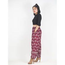 Load image into Gallery viewer, Lovely Heart Unisex Drawstring Genie Pants in Red PP0110 020078 02