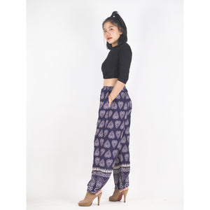 Lovely Heart Unisex Drawstring Genie Pants in Purple PP0110 020078 03