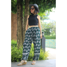 Load image into Gallery viewer, Lovely Heart Unisex Drawstring Genie Pants in Green PP0110 020078 04
