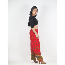 Load image into Gallery viewer, Elephant Unisex Drawstring Genie Pants in Bright Red PP0110 020099 06