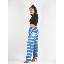 Load image into Gallery viewer, Tie Dye Unisex Drawstring Genie Pants in Blue PP0110 029000 02