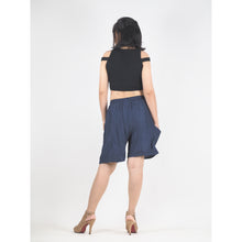 Load image into Gallery viewer, Solid Color Unisex Bermuda Pants in Navy Blue PP0139 020000 03