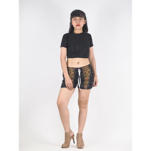 Peacock Women's Shorts Pants in Black Gold PP0335 020007 04