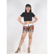Load image into Gallery viewer, Floral Royal Women&#39;s Shorts Pants in White Rose PP0335 020010 11