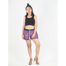 Load image into Gallery viewer, Princess Mandala Women&#39;s Shorts Drawstring Genie Pants in Purple PP0142 020030 05