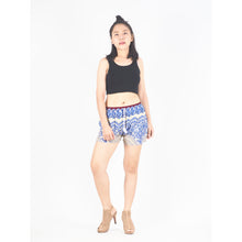 Load image into Gallery viewer, 2 Tone Mandala Women&#39;s Shorts Drawstring Genie Pants in Navy PP0142 020032 04