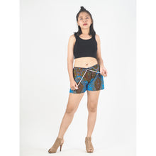 Load image into Gallery viewer, Middle East Women&#39;s Shorts Drawstring Genie Pants in Blue PP0142 020106 05