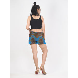 Middle East Women's Shorts Drawstring Genie Pants in Blue PP0142 020106 05