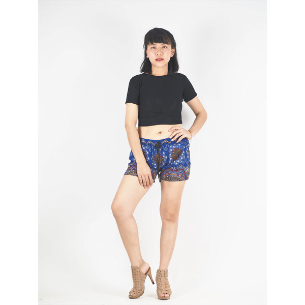 Mandala Women's Shorts Pants in Bright Navy PP0335 020114 02