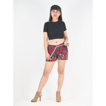 Load image into Gallery viewer, Mandala Women&#39;s Shorts Pants in Red PP0335 020135 01