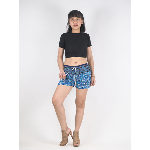 Mandala Women's Shorts Pants in Bright Navy PP0335 020183 03