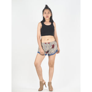 Tone Mandala Women's Pompom Shorts Pants in Navy PP0228 020032 04
