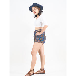 Mandala Women's Blooming Shorts Pants in Bright Navy PP0206 020114 02