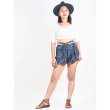 Load image into Gallery viewer, Mandala Women&#39;s Blooming Shorts Pants in Ocean Blue PP0206 020151 04