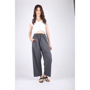 Solid Color Unisex Lounge Drawstring Pants in Dark Gray PP0216 130000 01