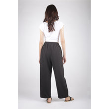 Load image into Gallery viewer, Solid Color Unisex Lounge Drawstring Pants in Black PP0216 130000 10