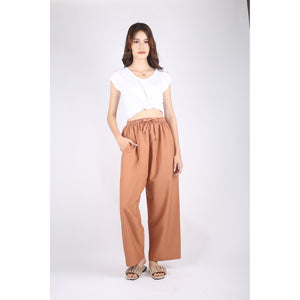 Solid Color Unisex Lounge Drawstring Pants in Bronze PP0216 130000 23