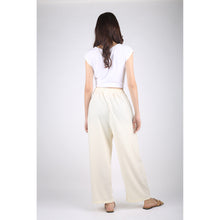 Load image into Gallery viewer, Solid Color Unisex Lounge Drawstring Pants in Cream PP0216 130000 19