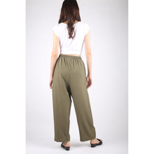 Load image into Gallery viewer, Solid Color Unisex Lounge Drawstring Pants in Oilve PP0216 130000 21