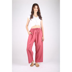 Solid Color Unisex Lounge Drawstring Pants in Rose PP0216 130000 22