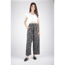 Load image into Gallery viewer, Daisy Unisex Lounge Drawstring Pants in Black PP0216 130001 01