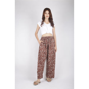 Daisy Unisex Lounge Drawstring Pants in Brown PP0216 130002 01